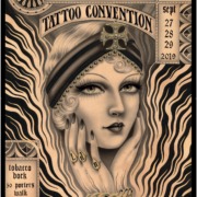 The London Tattoo Convention 2019 poster designed by Rose Hardy